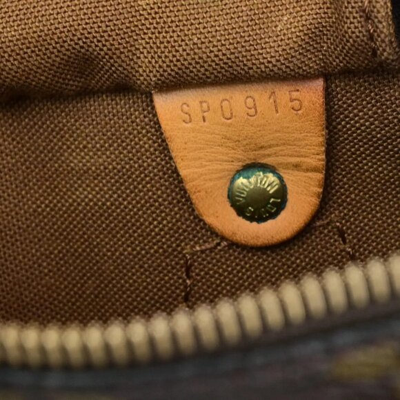 LOUIS VUITTON Speedy 30 Travel Hand Bag Monogram Leather Brown - Picture 7 of 16